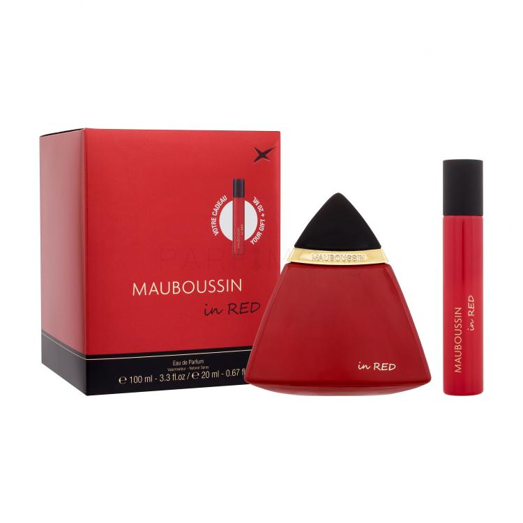 Mauboussin Mauboussin in Red Подаръчен комплект EDP 100 ml + EDP 20 ml