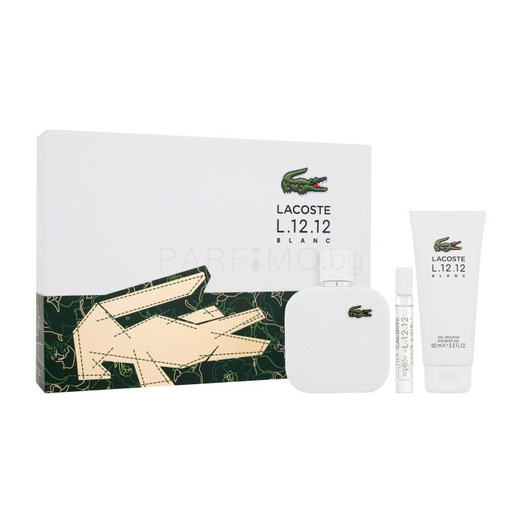 Lacoste L.12.12 Blanc Подаръчен комплект EDT 100 ml + душ гел 100 ml + EDT 7,5 ml