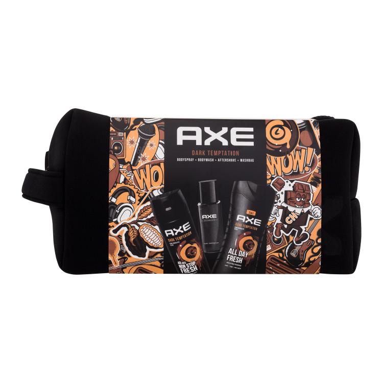 Axe Dark Temptation Подаръчен комплект душ гел 250 ml + дезодорант 150 ml + афтършейв 100 ml + козметична чанта