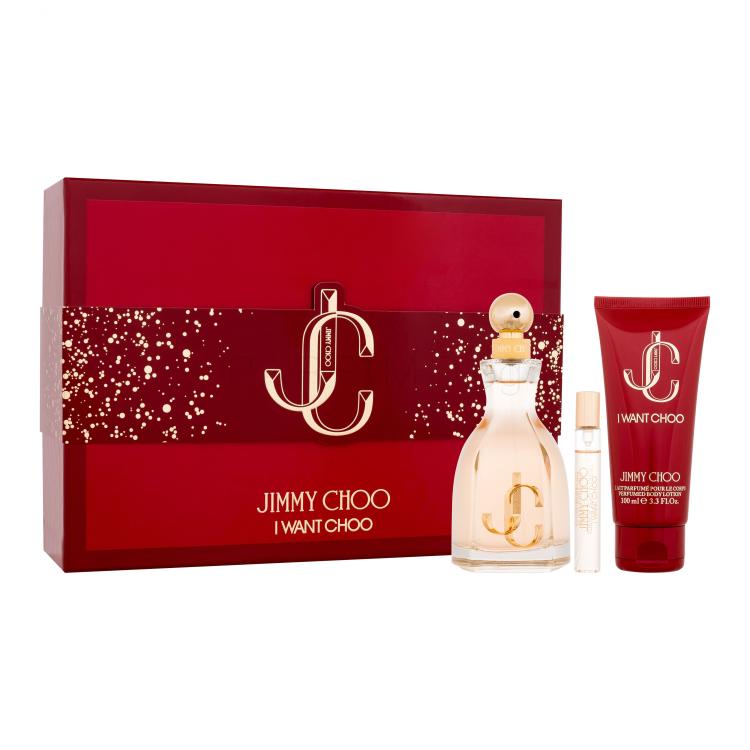 Jimmy Choo I Want Choo Подаръчен комплект EDP 100 ml + лосион за тяло 100 ml + EDP 7,5 ml