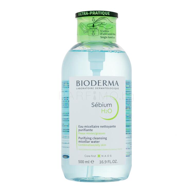 BIODERMA Sébium H₂O With Dispenser Мицеларна вода за жени 500 ml