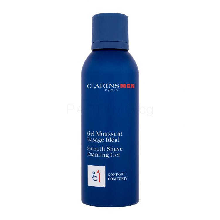 Clarins Men Smooth Shave Foaming Gel Гел за бръснене за мъже 150 ml увредена кутия