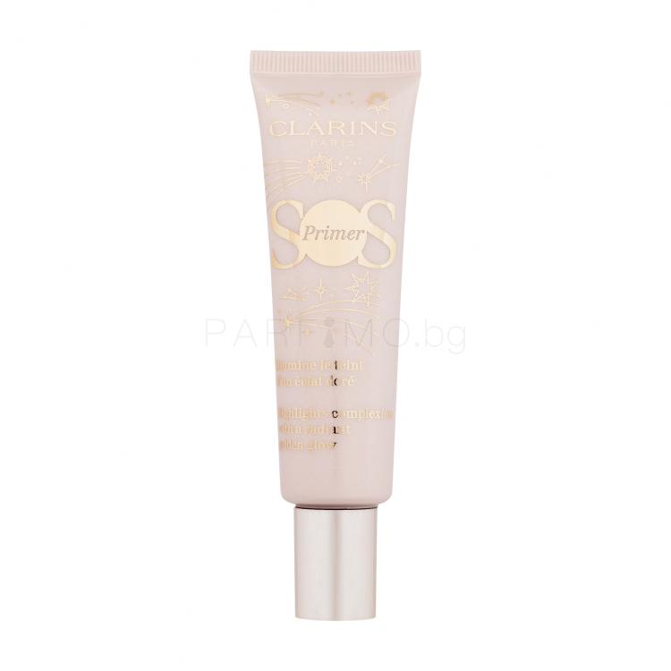 Clarins SOS Primer Golden Glow Limited Edition Основа за грим за жени 30 ml