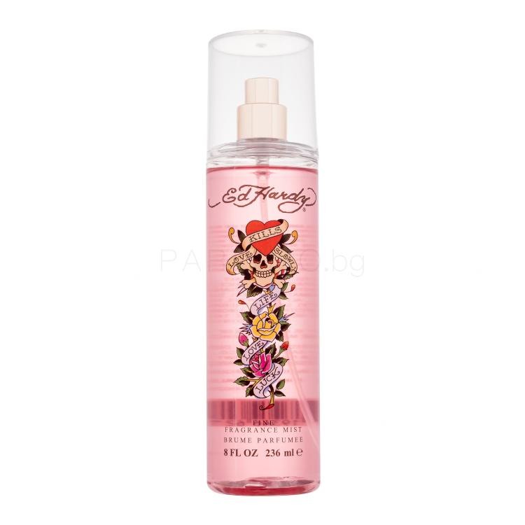 Christian Audigier Ed Hardy Woman Спрей за тяло за жени 236 ml