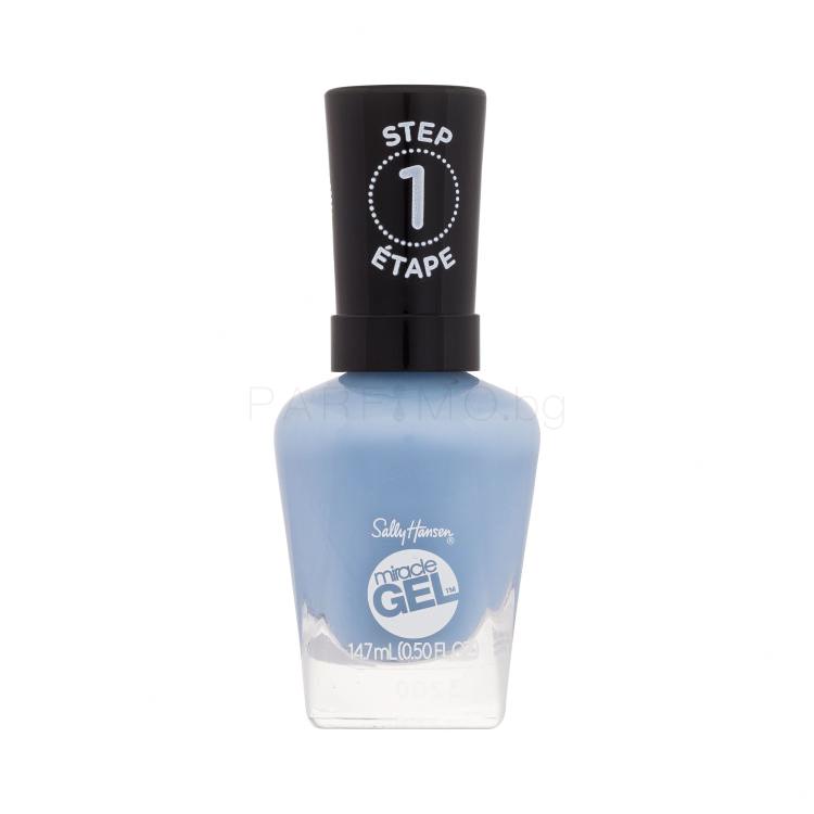 Sally Hansen Miracle Gel Cozy Chic Collection Лак за нокти за жени 14,7 ml Нюанс 638 Comfy Co-Sea