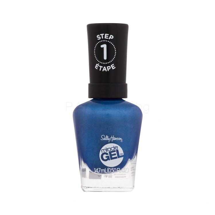 Sally Hansen Miracle Gel Лак за нокти за жени 14,7 ml Нюанс 646 Blues Cruise