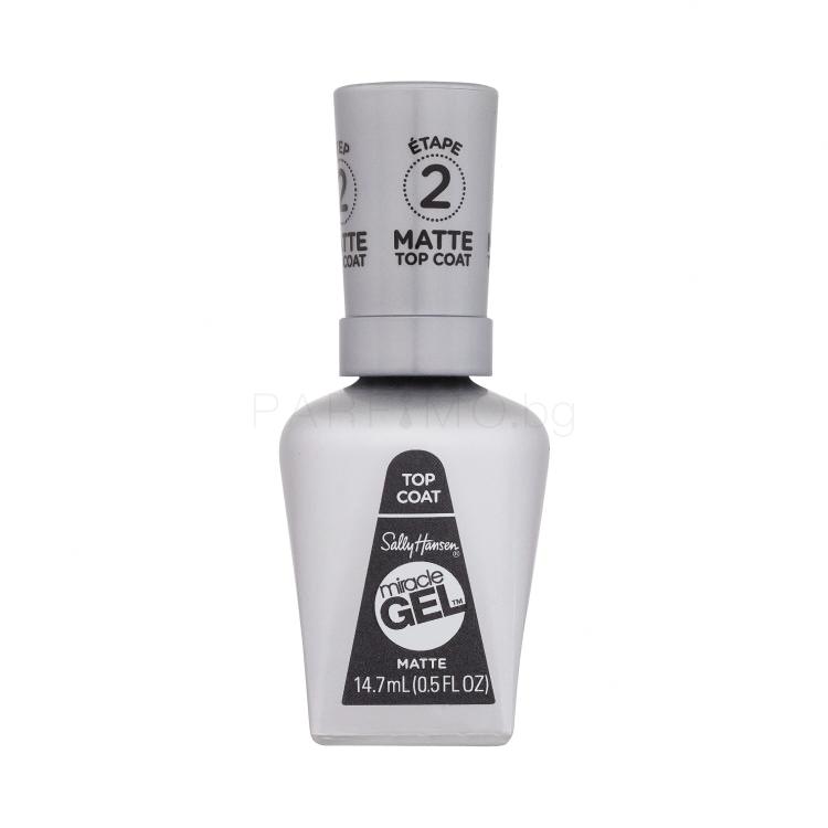 Sally Hansen Miracle Gel Matte Top Coat Лак за нокти за жени 14,7 ml