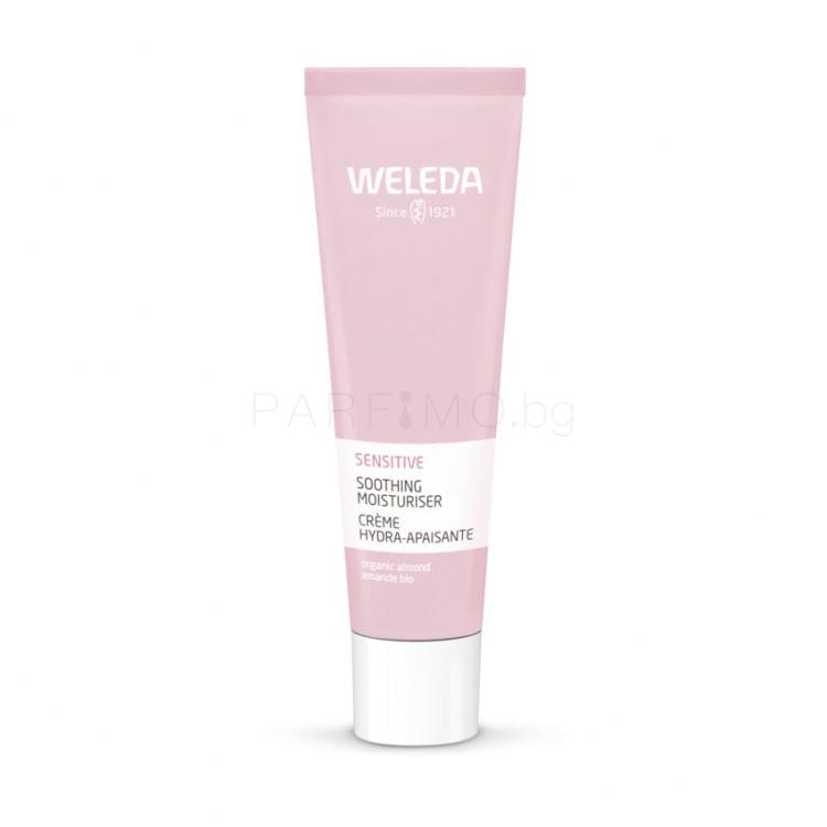 Weleda Sensitive Soothing Moisturiser Дневен крем за лице за жени 30 ml