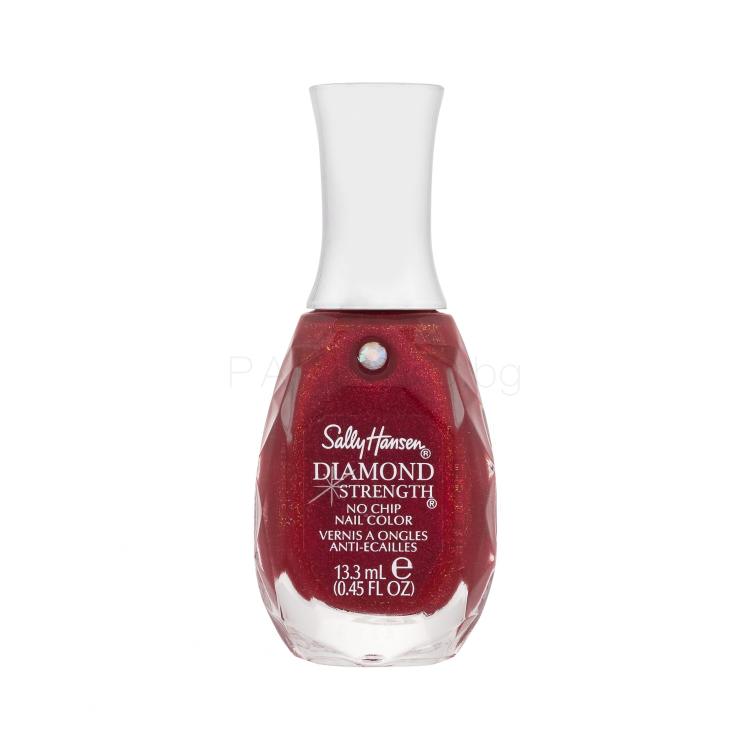 Sally Hansen Diamond Strength Лак за нокти за жени 13,3 ml Нюанс 370 Red Velvet