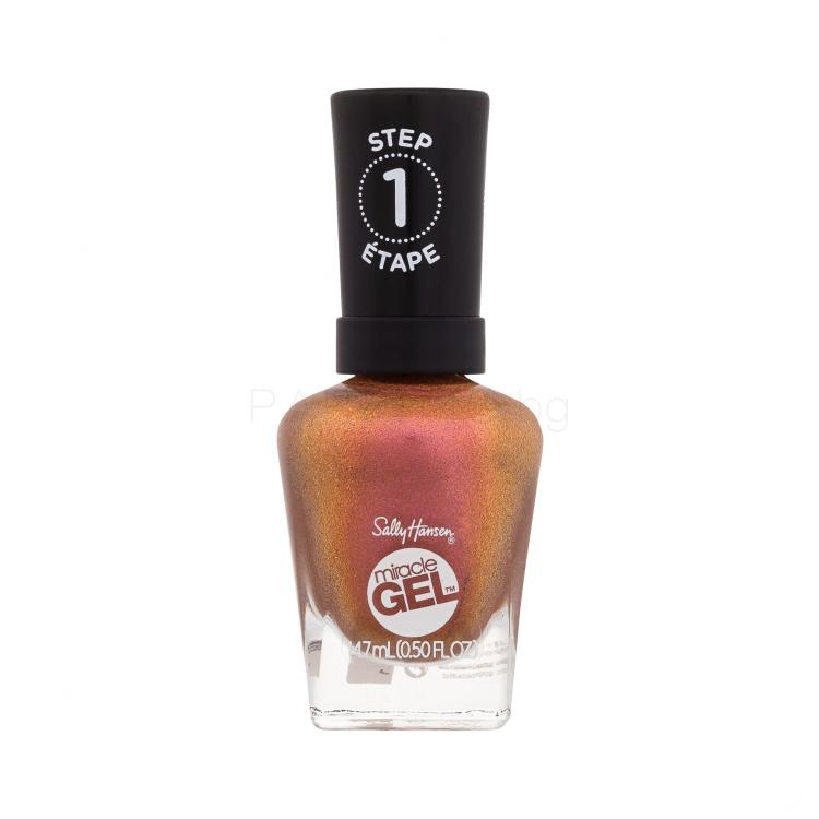 Sally Hansen Miracle Gel Лак за нокти за жени 14,7 ml Нюанс 382 Sundown Socialite