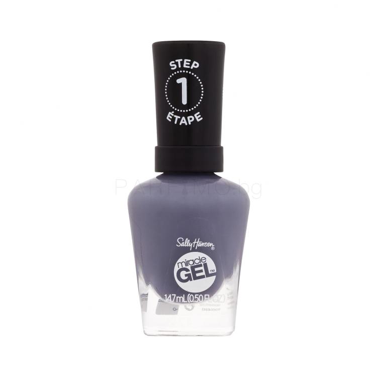 Sally Hansen Miracle Gel Лак за нокти за жени 14,7 ml Нюанс 809 Slate-r Girl