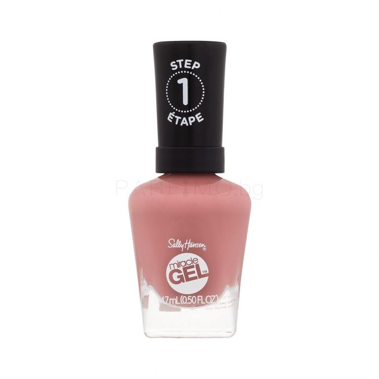 Sally Hansen Miracle Gel Лак за нокти за жени 14,7 ml Нюанс 252 Rose &amp; Shine