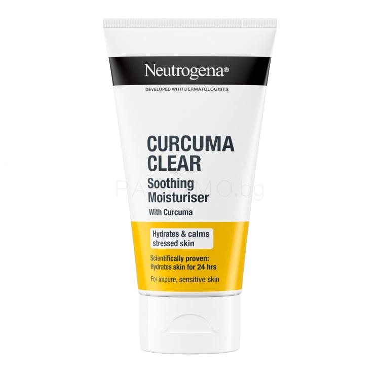 Neutrogena Curcuma Clear Soothing Moisturiser Дневен крем за лице 75 ml