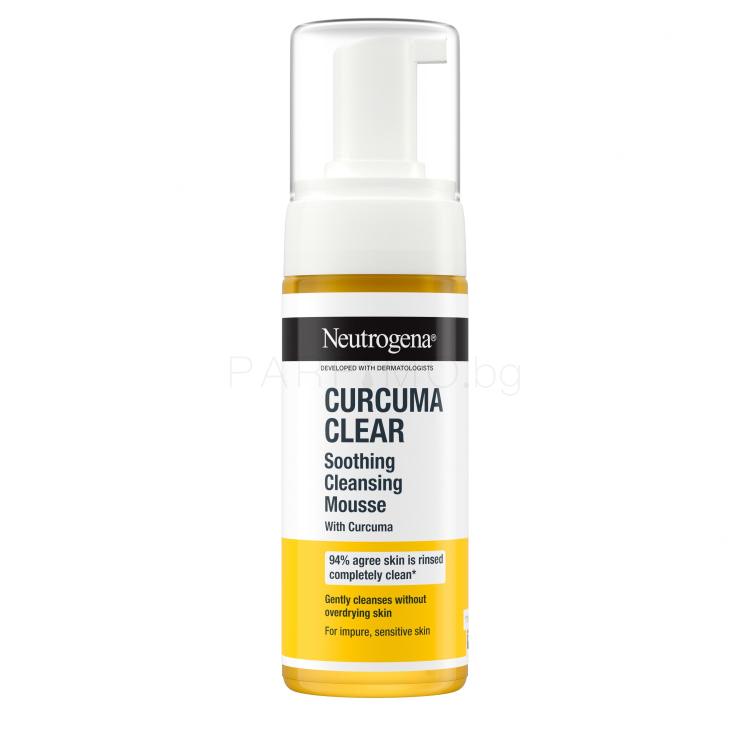 Neutrogena Curcuma Clear Soothing Cleansing Mousse Почистваща пяна 150 ml