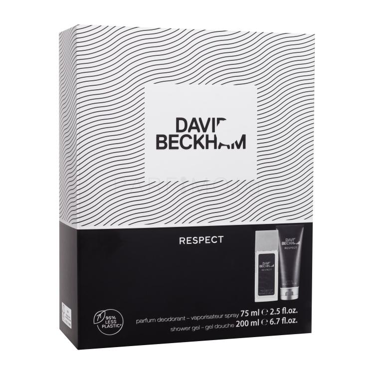 David Beckham Respect Подаръчен комплект дезодорант 75 ml + душ гел 200 ml увредена кутия