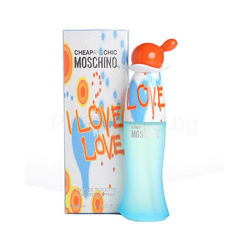 Moschino Cheap And Chic I Love Love Eau de Toilette за жени 100 ml увредена кутия