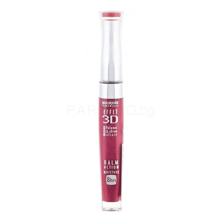 BOURJOIS Paris 3D Effet Блясък за устни за жени 5,7 ml Нюанс 46 Rose Lyric