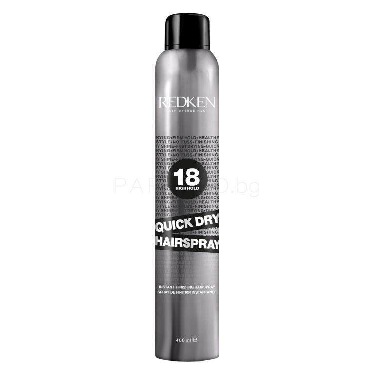 Redken Quick Dry 18 Лак за коса за жени 400 ml