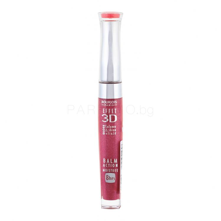 BOURJOIS Paris 3D Effet Блясък за устни за жени 5,7 ml Нюанс 05 Rose Hypothetic