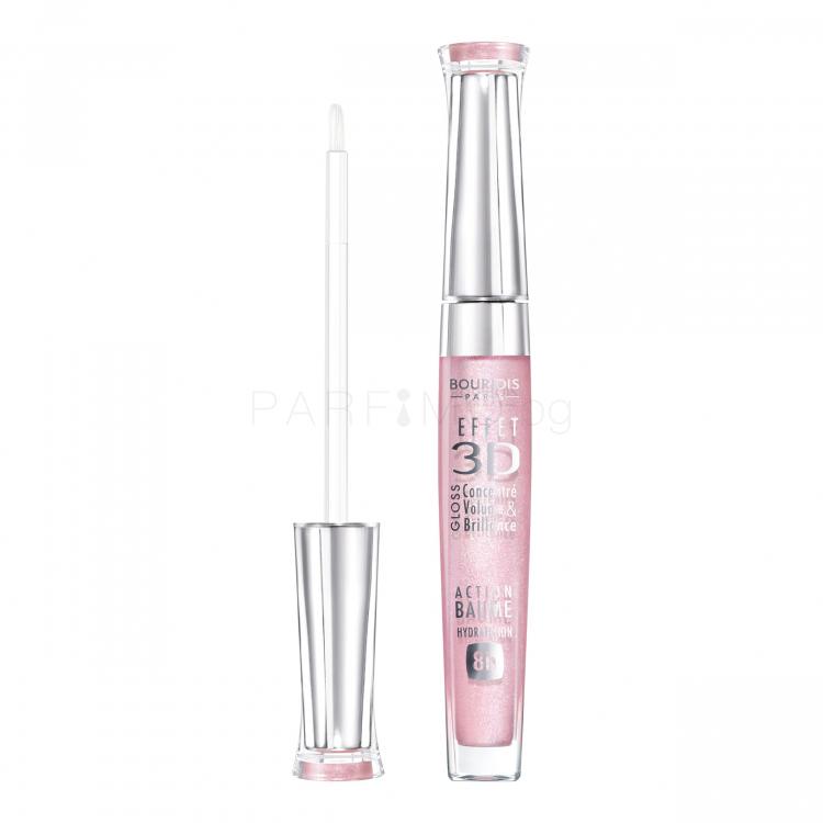 BOURJOIS Paris 3D Effet Блясък за устни за жени 5,7 ml Нюанс 29 Rose Charismatic