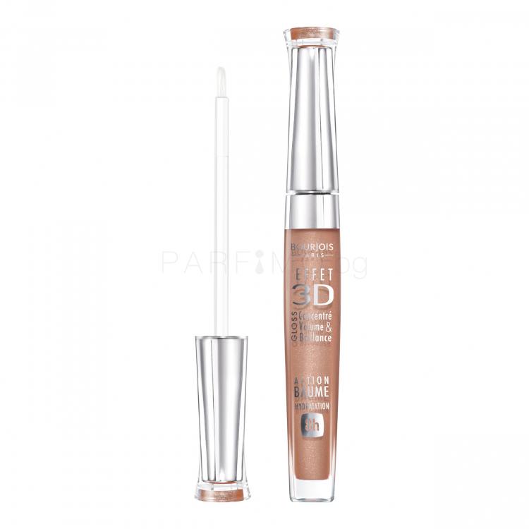 BOURJOIS Paris 3D Effet Блясък за устни за жени 5,7 ml Нюанс 33 Brun Poetic