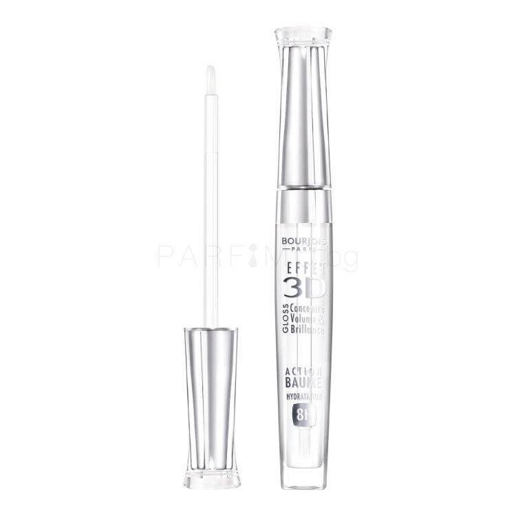 BOURJOIS Paris 3D Effet Блясък за устни за жени 5,7 ml Нюанс 18 Transparent