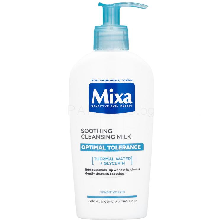 Mixa Optimal Tolerance Soothing Cleansing Milk Тоалетно мляко за жени 200 ml