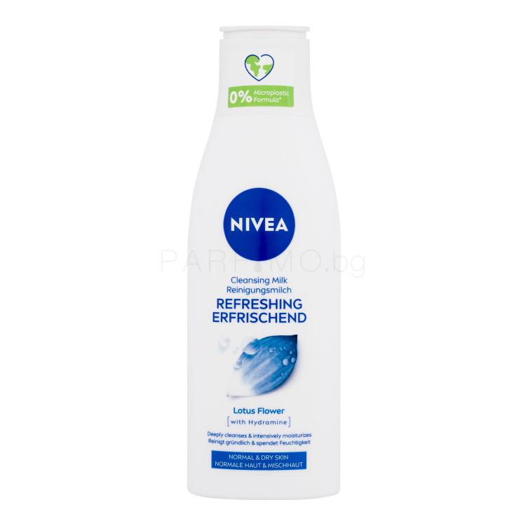 Nivea Refreshing Cleansing Milk Тоалетно мляко за жени 200 ml