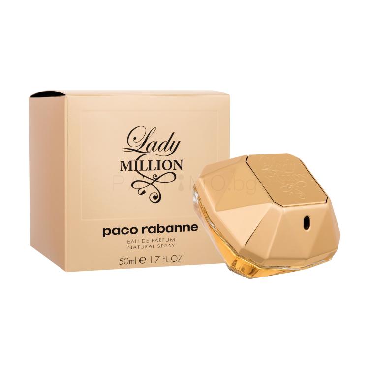 Paco Rabanne Lady Million Eau de Parfum за жени 50 ml увредена кутия