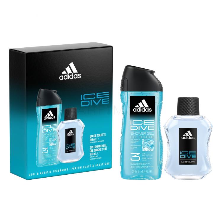 Adidas Ice Dive Подаръчен комплект EDT 100 ml + душ гел 250 ml