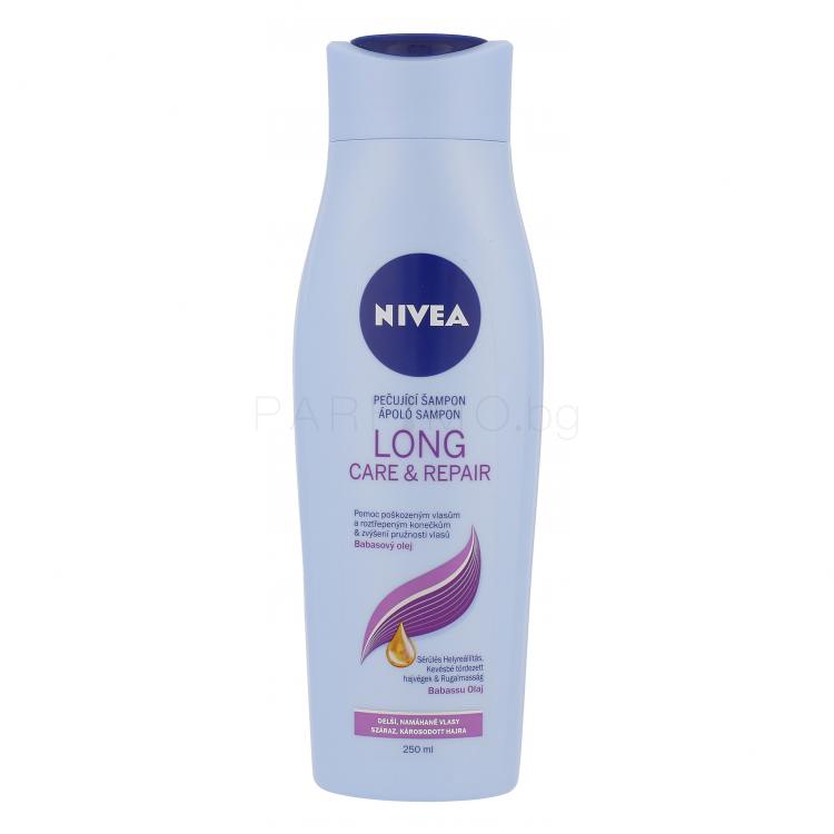 Nivea Long Repair Шампоан за жени 250 ml