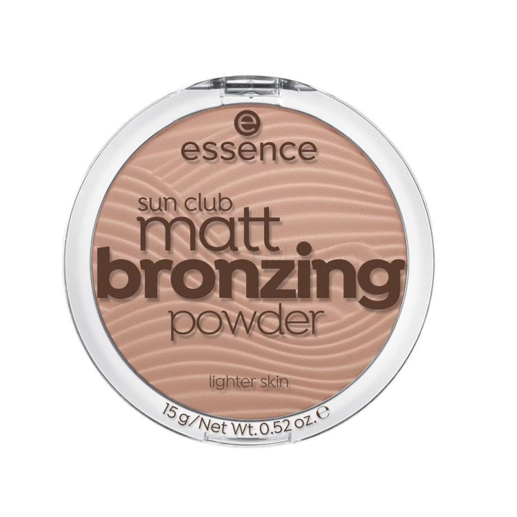 Essence Sun Club Matt Bronzing Powder Бронзант за жени 15 g Нюанс 01 Natural