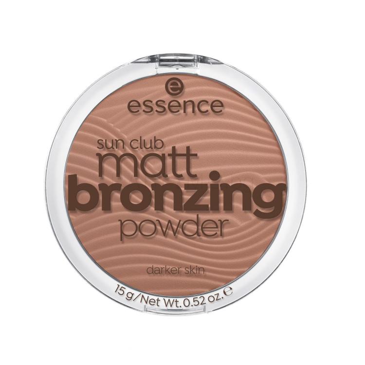 Essence Sun Club Matt Bronzing Powder Бронзант за жени 15 g Нюанс 02 Sunny