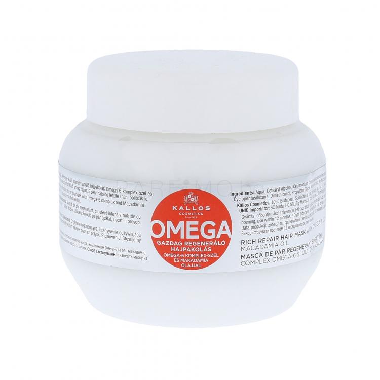 Kallos Cosmetics Omega Маска за коса за жени 275 ml