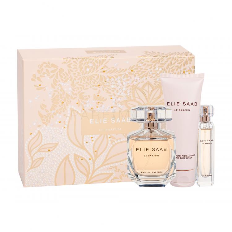 Elie Saab Le Parfum Подаръчен комплект EDP 90 ml + EDP 10 ml + лосион за тяло 75 ml