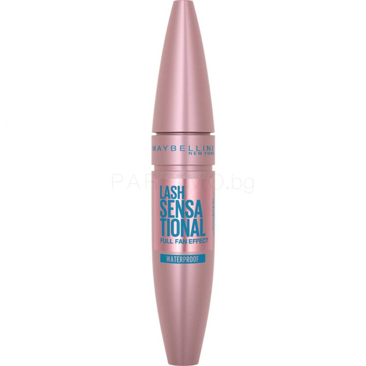 Maybelline Lash Sensational Waterproof Спирала за жени 9,4 ml Нюанс Very Black