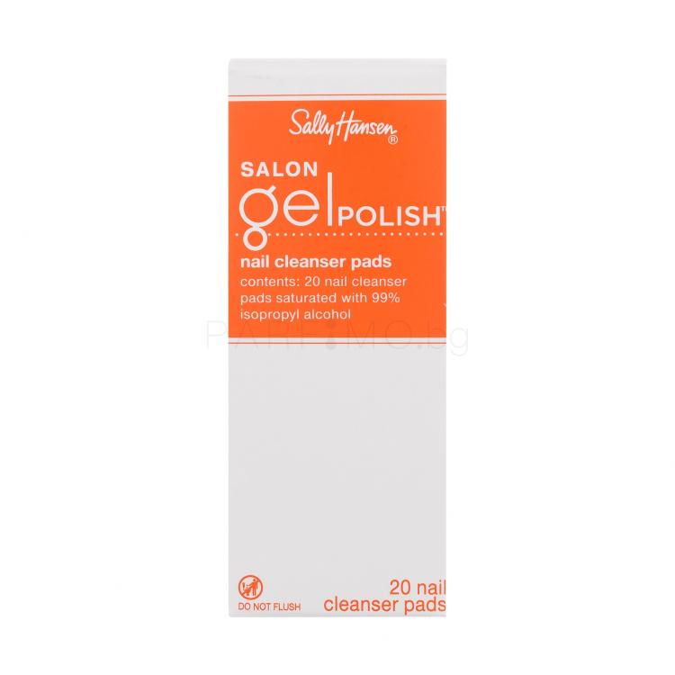 Sally Hansen Salon Gel Polish Nail Cleanser Pads Лакочистител за жени Комплект