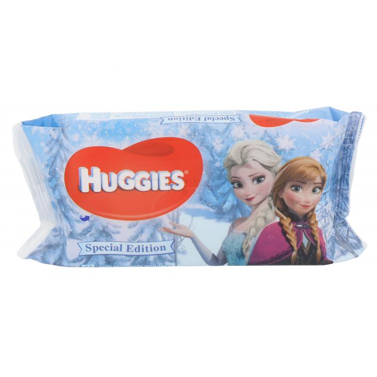 Huggies Baby Wipes Frozen Anna &amp; Elsa Почистващи кърпички за деца 56 бр