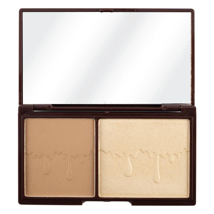 Makeup Revolution London I Heart Makeup Chocolate Duo Palette Бронзант за жени 11 g Нюанс Bronze And Glow