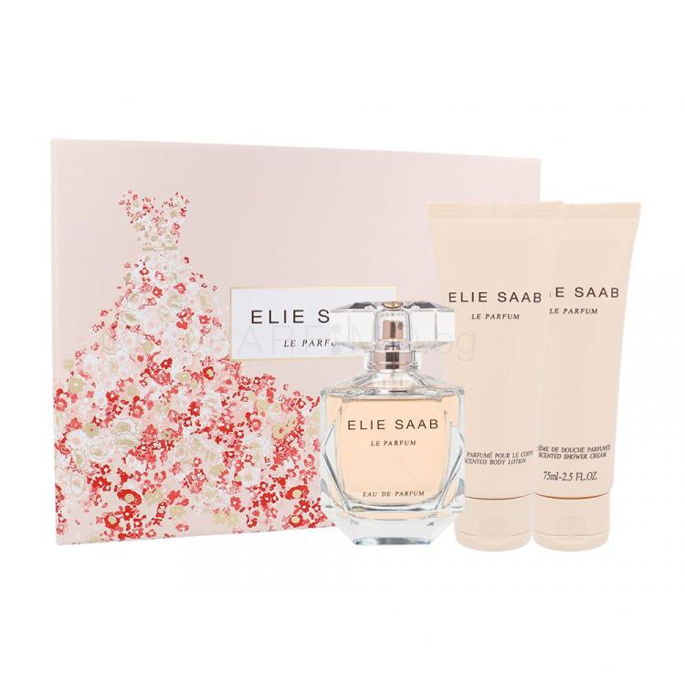 Elie Saab Le Parfum Подаръчен комплект EDP 90 ml + лосион за тяло 75 ml + душ крем 75 ml