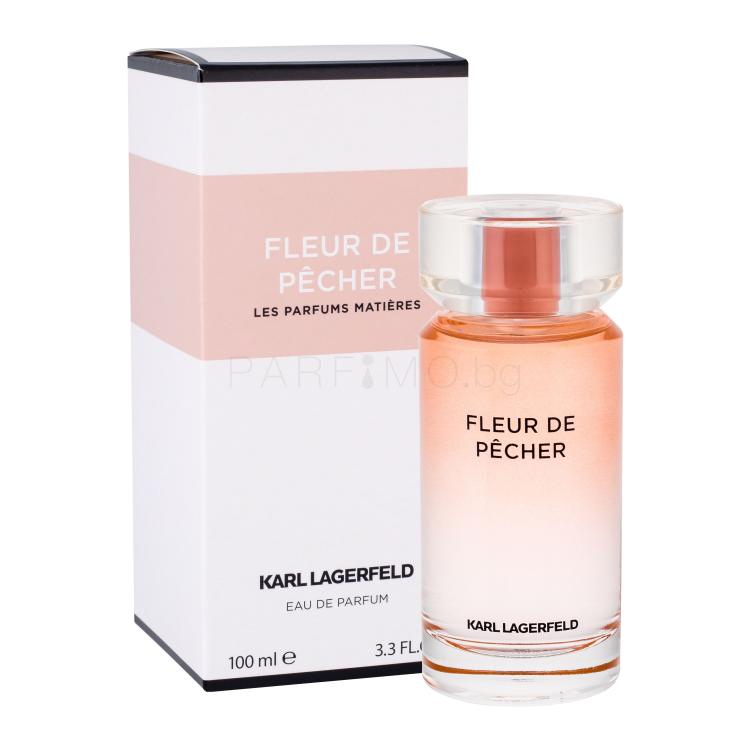 Karl Lagerfeld Les Parfums Matières Fleur De Pêcher Eau de Parfum за жени 100 ml увредена кутия