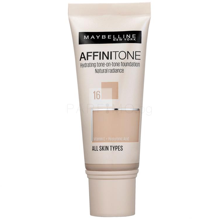 Maybelline Affinitone Фон дьо тен за жени 30 ml Нюанс 16 Vanilla Rose