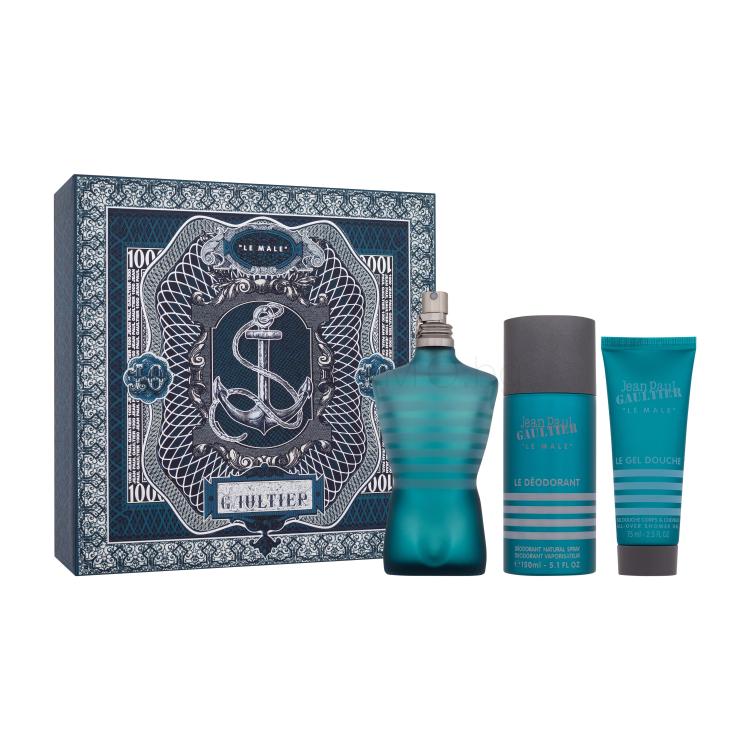 Jean Paul Gaultier Le Male Подаръчен комплект EDT 125 ml + душ гел 75 ml + дезодорант 150 ml