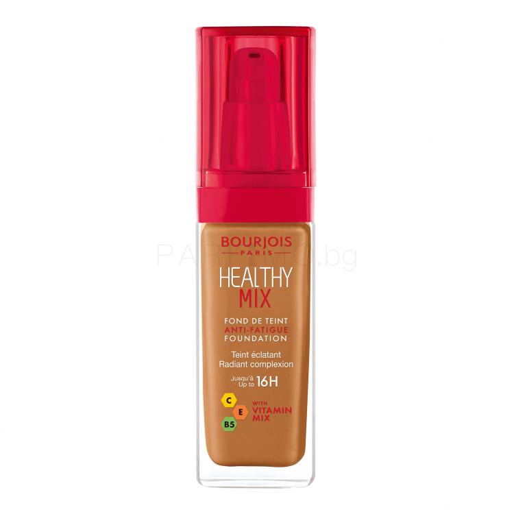 BOURJOIS Paris Healthy Mix Anti-Fatigue Foundation Фон дьо тен за жени 30 ml Нюанс 59 Amber