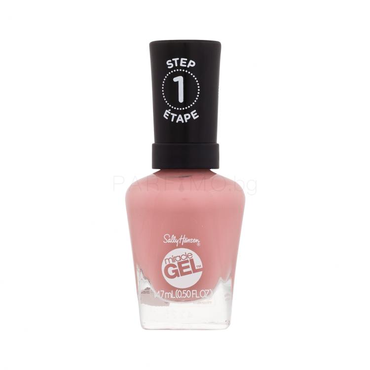 Sally Hansen Miracle Gel Лак за нокти за жени 14,7 ml Нюанс 244 Mauve-olous