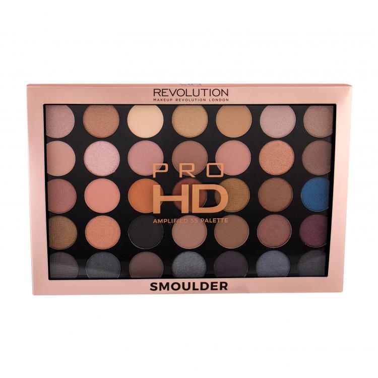 Makeup Revolution London Pro HD Palette Amplified 35 Сенки за очи за жени 29,995 g Нюанс Smoulder