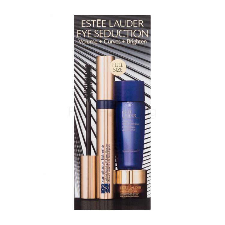 Estée Lauder Sumptuous Extreme Подаръчен комплект спирала 8 ml + околоочна грижа Advanced Night Repair Eye 5 ml + премахване на околоочен грим Gentle Eye Makeup Remover 30 ml