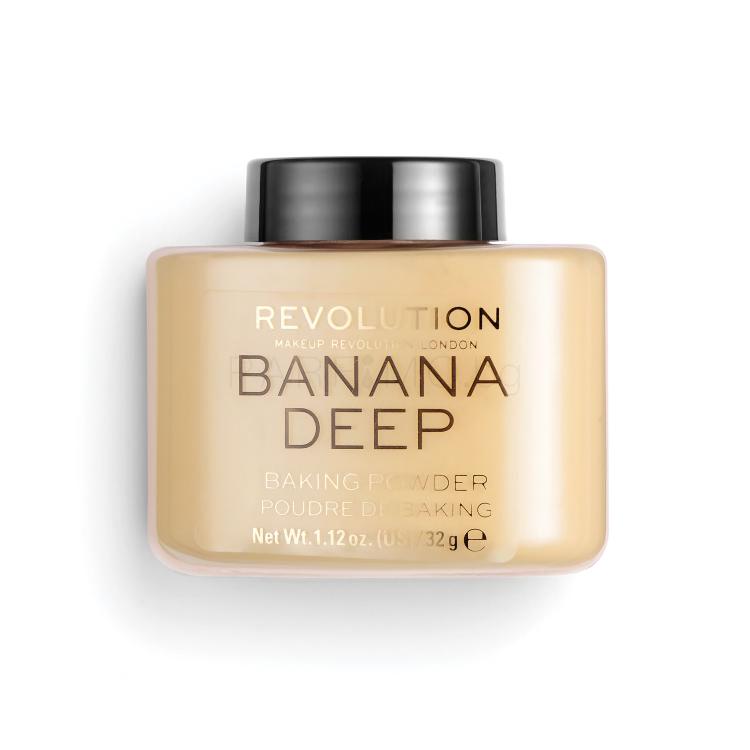 Makeup Revolution London Baking Powder Пудра за жени 32 g Нюанс Banana Deep