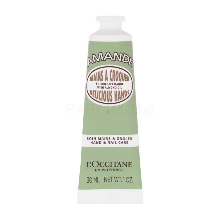 L&#039;Occitane Almond (Amande) Delicious Hands Крем за ръце за жени 30 ml