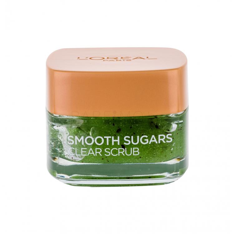 L&#039;Oréal Paris Smooth Sugars Clear Ексфолиант за жени 50 ml